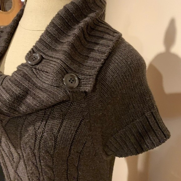Calvin Klein sweater dress size large Brown cable knit design Warm & comfortable - Picture 3 of 5